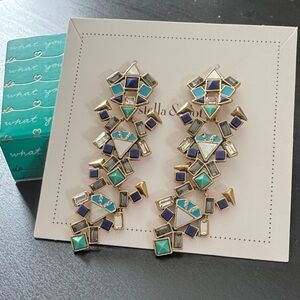 Stella and Dot Tile Chandelier Earrings